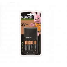 Duracell 45 Minutes Battery Charger with 2 AA and 2 AAA Batteries