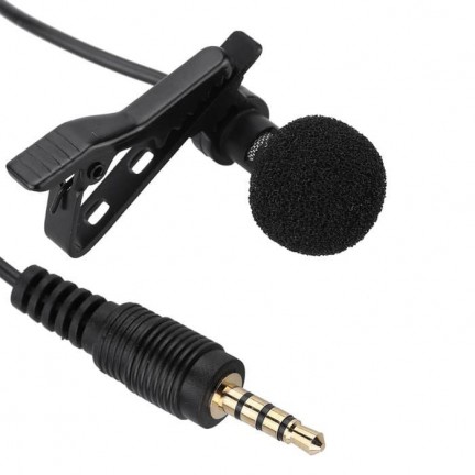JH043 Lavalier 3.5mm Jack Condenser Wired Mic For smartphone