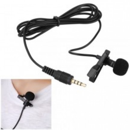 JH043 Lavalier 3.5mm Jack Condenser Wired Mic For smartphone