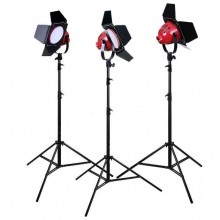 Red Head Studio Video Lighting kit with Stand (3KIT) White LED Light