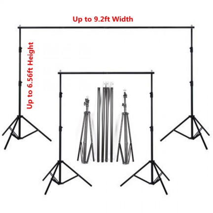 Backdrop Background Stand Set Photography Studio Photo 2x3m