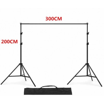 Backdrop Background Stand Set Photography Studio Photo 2x3m