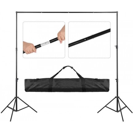 Backdrop Background Stand Set Photography Studio Photo 2x3m