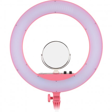 Godox LR160 Bi-Color Ringlight (Pink)