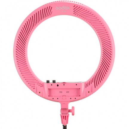 Godox LR160 Bi-Color Ringlight (Pink)