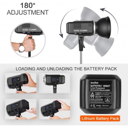 Godox SLB60W 60W LED Studio Photo Strobe Light