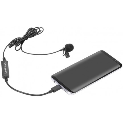 Saramonic LavMicro-UC Lavalier mic for USB Type-C Devices with Signal Converter