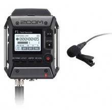 ZOOM F1-LP Portable Field Recorder W/ Lavalier Microphone Kit