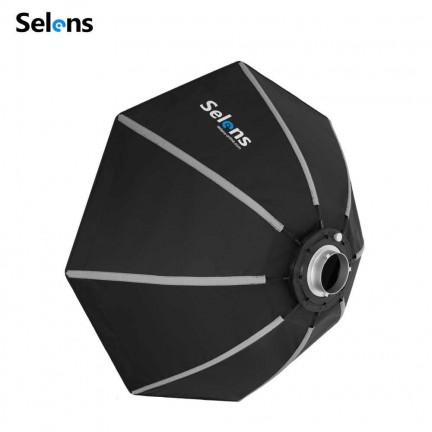 Selens 60cm Octagon Softbox Umbrella Bowens Mount for Studio Light Strobe