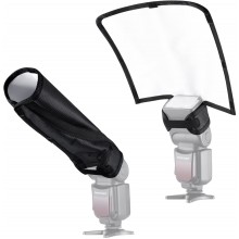 Foldable Flash Snoot Speedlite Softbox Diffuser Speedlight Reflector Universal