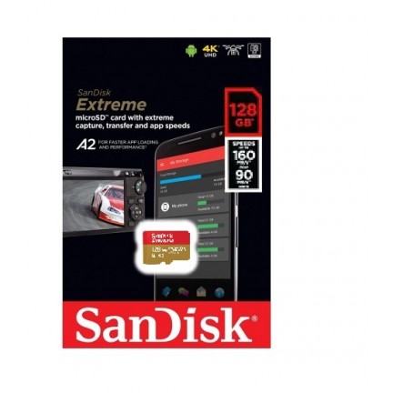 SanDisk Micro SDXC Extreme 128GB Memory Card