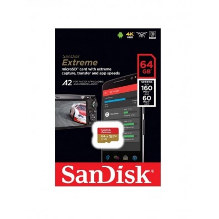 SanDisk 64GB Extreme microSDXC Memory Card