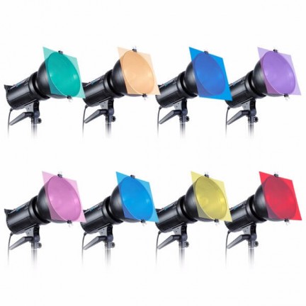 فلاتر اضاءة ملونه color gel filter