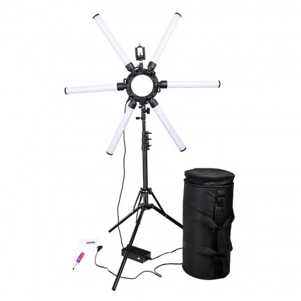اضاءة تصوير lighting 6 Tubes 336 leds 3200-5500K 120W