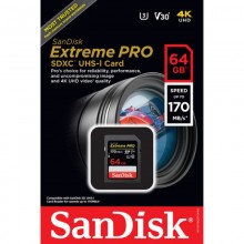 SanDisk 64GB Extreme PRO UHS-I SDXC Memory Card