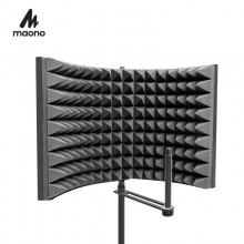 MAONO Studio Microphone Isolation Shield Foldable High Density