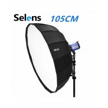 Selens 105cm Parabolic Umbrella Beauty Dish Softbox for Studio Flash Light