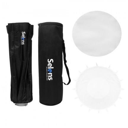 Selens 105cm Parabolic Umbrella Beauty Dish Softbox for Studio Flash Light