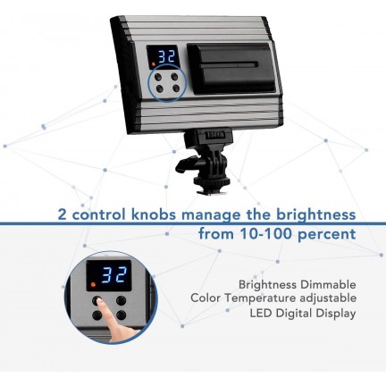 Tolifo PT-15B PRO Camera Light Panel