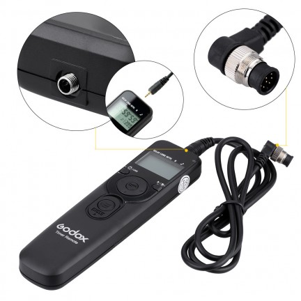 Godox UTR-N1 Shutter Release LCD Timer Remote Controller for Nikon