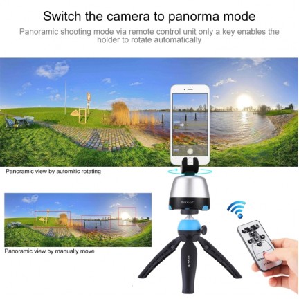 PULUZ Electronic 360 Degree Rotation Panoramic Tripod