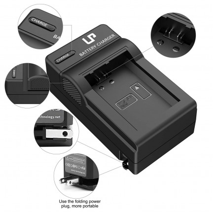 LP NP-FW50 Battery Charger A6000, A6400, A6100, A6300, A6500, A5100, A7, A7 II, A7R, A7R II, A7R2, A7S, A7S II, A7S2, A5000, A3000, A55, RX10, NEX-3/5/7 Series