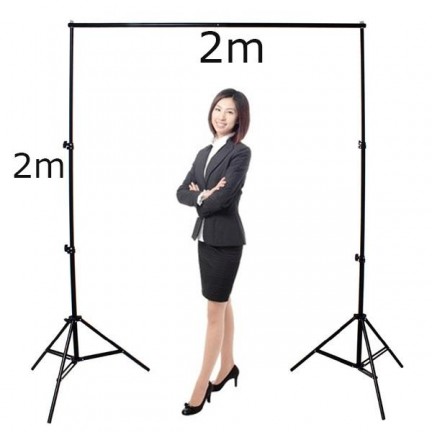 Portable Backdrop Stand Kit (2x2 meter)