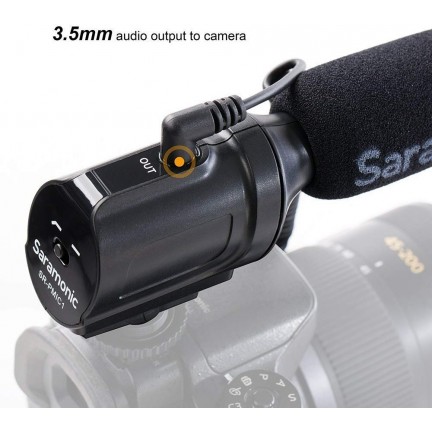 Saramonic SR-PMIC1 Battery-Free On-Camera Shotgun Microphone