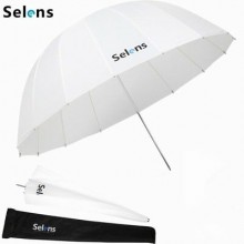 Selens 165cm White Parabolic Umbrella