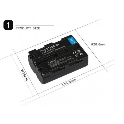 Battery NP-FM500H 1500mah 100 a 200 a 300 a 560 a 700 a 850 Alpha DSLR-A100 A200 A300 A350 A450 A500 A550 A580 A700 A850 a58 a99 A560 A900B SLT-A65 A57 A77 II A77V SLT-A99 A99V