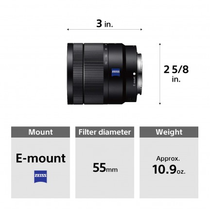 Sony Carl Zeiss Vario-Tessar T E 16-70mm F4 ZA OSS Lens 