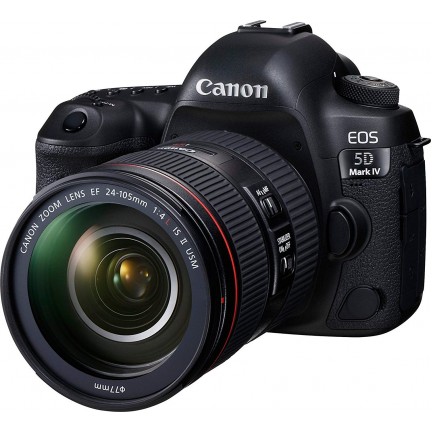 Canon EOS 5D Mark IV 30.4 MP Digital SLR Camera (Black) + EF 24-105mm is II USM Lens Kit