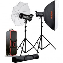 Godox QT-600II x2 Studio Flash Lighting Kit FT-16 Trigger