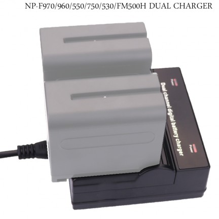 Battery Charger Dual Channel for Sony NP-F970