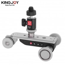 Kingjoy PPL-06S Motorized Electric Track Slider Motor Dolly Truck Car for DSLR Camera Camcorder 