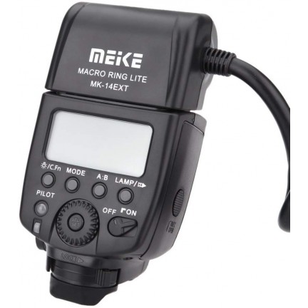 Meike MK-14EXT Macro TTL ring flash for Canon E-TTL