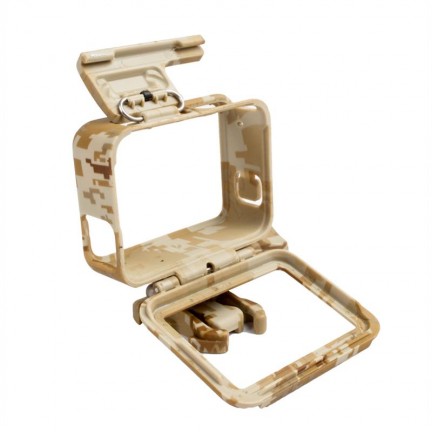 SHOOT Side Open Camouflage Standard Border Frame for GoPro Hero 