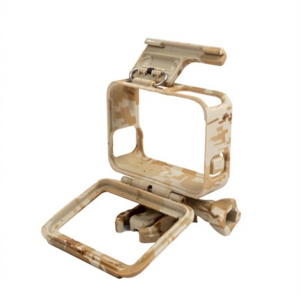 SHOOT Side Open Camouflage Standard Border Frame for GoPro Hero 