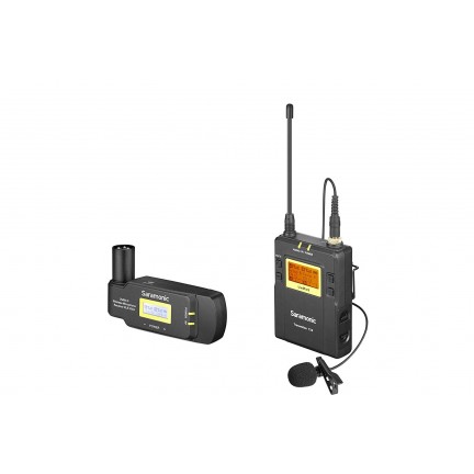Saramonic UwMic9 TX9+RX-XLR9 UHF Wireless Lavalier Mic System with Plug-On