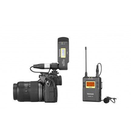 Saramonic UwMic9 TX9+RX-XLR9 UHF Wireless Lavalier Mic System with Plug-On