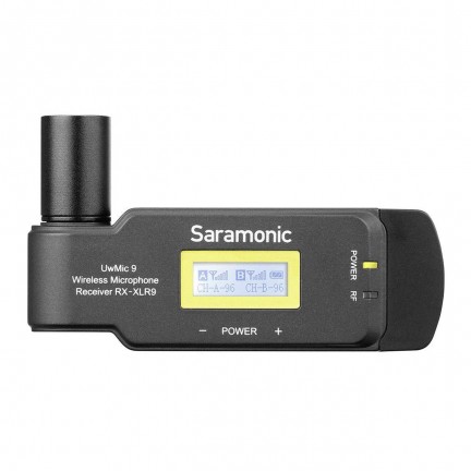 Saramonic UwMic9 TX9+RX-XLR9 UHF Wireless Lavalier Mic System with Plug-On