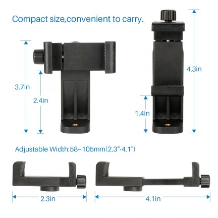 Ulanzi Smartphone Tripod Mount Adapter Tripod Clipper Holder