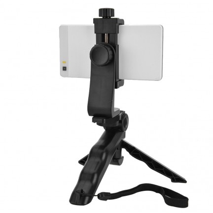 Phone Holder Tripod Handheld Stabilizer Hand Grip Mount for Smartphone