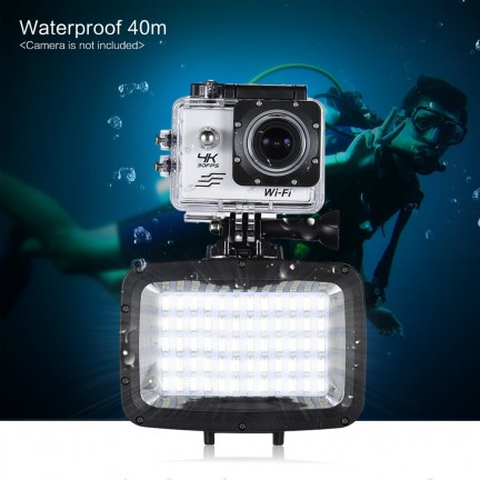 Andoer Ultra Bright 1800LM 3 Modes Waterproof Underwater 40m 5500K 60pcs LED