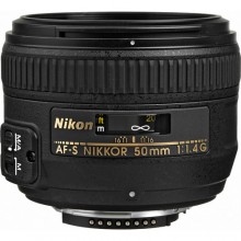 Nikon AF NIKKOR 50mm f/1.4G Lens for Nikon DLSR Cameras