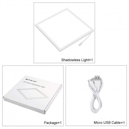 Puluz Led Photography Light Panel Pad 20*20cm