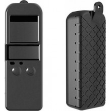 Osmo Pocket Soft Silicone Gel Body Case Protective Lens Cap Cover Black