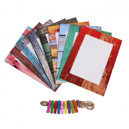 Paper Photo Frame 7 inch DIY Combination Wall Photo Frame