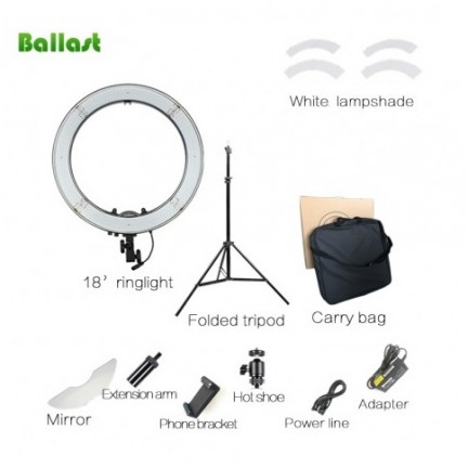 BALLAST SELFIE RING LIGHT LARGE 18 INCH 