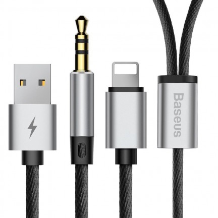 Baseus L34 apple to 3.5mm and USB charging Cable